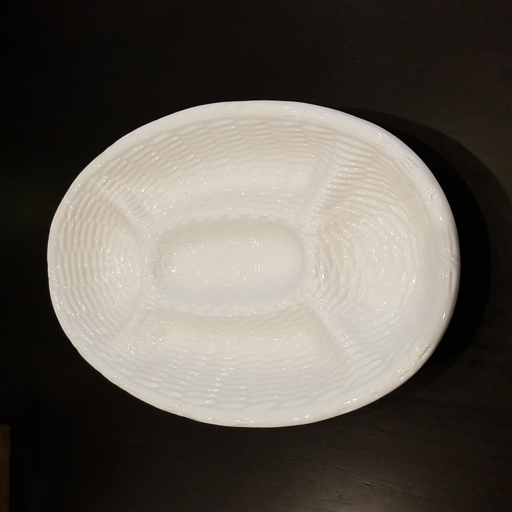 FAPOR Portuguese Ceramic Pottery, 5 slot serving platter